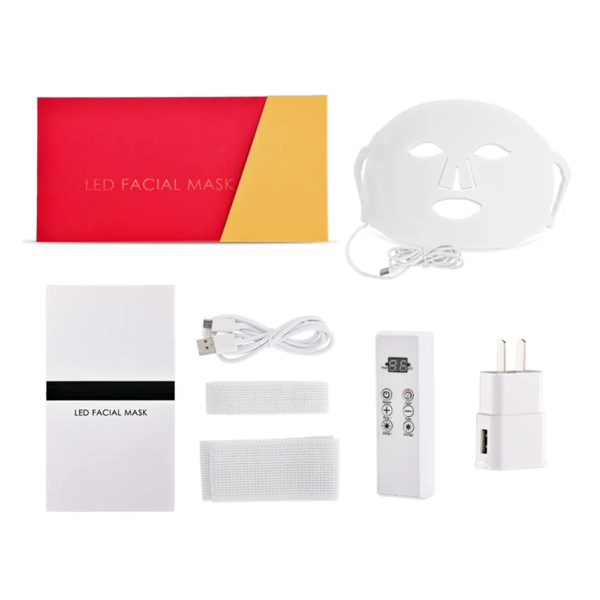 SC1028 Silicone Facial Mask with 7-Color Light Therapy Modes - Image 2
