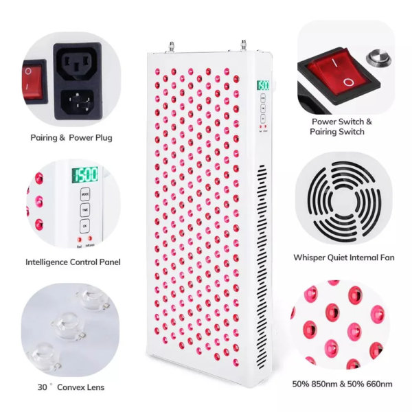Red Light Therapy Panel RD1000 Half-Body Red Light Therapy for Wellness - Image 5