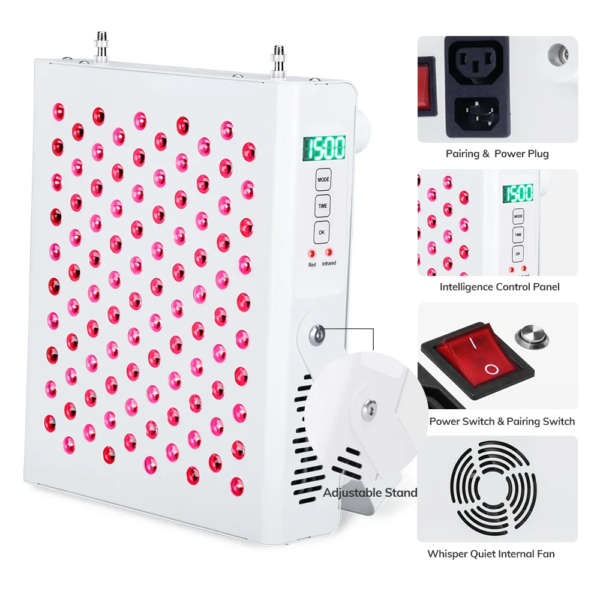 Red Light Panel RD500 Compact Targeted Light Therapy for Skin Health - Image 3