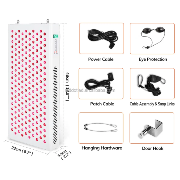 Red Light Therapy Panel RD1000 Half-Body Red Light Therapy for Wellness - Image 6