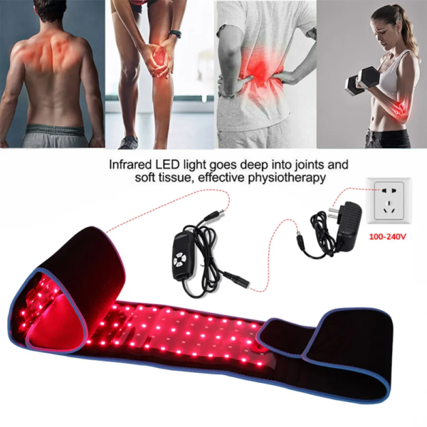 YD001 Therapy Belt with 105 LEDs for Back and Waist Pain Relief - Image 4